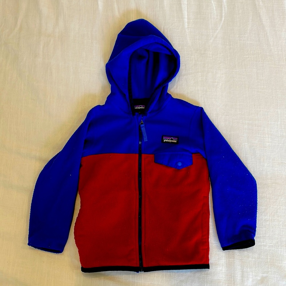 Patagonia toddler fleece (Baby Micro-D Snap-T fleece style), size 3T